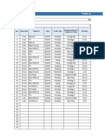 Trade Journal Reference Template: Nos Entry Date Traded in View Trade Type Exit Date Strategy Followed / Reason For Entry