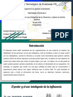 El Poder y El Uso Inteligente de La Influencia y Liderar El Cambio Positivo