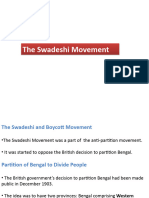 The Swadeshi Movement