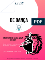 PLANEJAMENTO Ministério de Dança