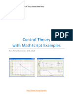 Control Theory With MathScript Examples