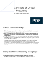 Session 10-Critical Reasoning (Introd and Concepts)