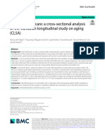 Barriers To Oral Care: A Cross-Sectional Analysis of The Canadian Longitudinal Study On Aging (CLSA)