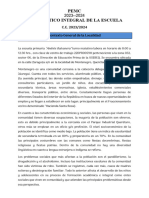 DIAGNÓSTICO INTEGRAL DE LA ESCUELA y PMCE