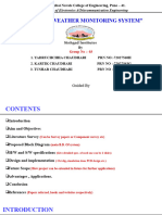 Iot Based Weather Monitoring System