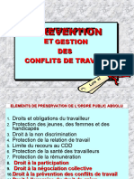 Gestion Des Conflits Avec Les Organes de Representativité Syndicale Et CP