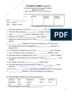 P3 Science Worksheet Chapter 5, 6 and 7