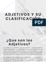 Adjetivos y Su Clasificación