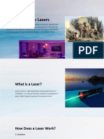 Introduction To Lasers Poster 2