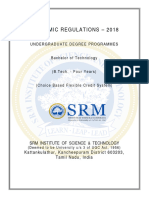 Btech Regulations 2018