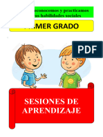 Sesiones de Aprendizaje 3 Al 5 de Abril - Semana 1 - Primer Grado 2023