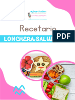 Recetario Lonchera Saludable