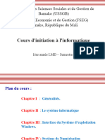 Informatique CHP 01 Et 02 L1S1 FSEG