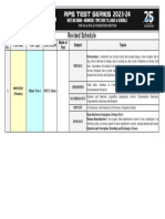 RPS Test Series 2023-2024 Class Xii Syllabus Distribution Revised