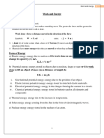 Unit 4 - Forces and Energy