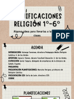 Presentación Lanzamiento Planificaciones Clases Religión Católica