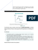 Markowitz Theory of Portfolio