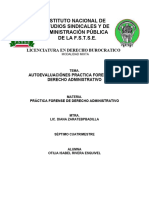 Autoevaluaciones Practica Forense Del Derecho Administrativo