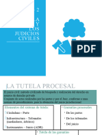 T 1 y 2. La Tutela Procesal y Los Juicios Civiles