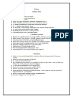 Analoge and Digital Electronics Suggestion 2024