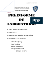 Preinforme Aldehidos y Cetonas