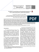 Evolution of Second Phases and Mechanical Properties of 7075 Al Alloy Processed by Solution Heat Treatment