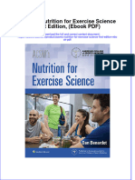 Instant Download Acsms Nutrition For Exercise Science First Edition Ebook PDF PDF FREE