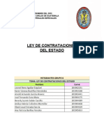 Trabajo de Investigación Ley de Contrataciones Del Estado