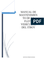 Manual de Mantenimiento de Vehiculos