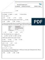 Grade 2 - Maths - QP