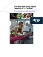 Instant Download Test Bank For Nutrition For Sport and Exercise 4th Edition Dunford PDF Full