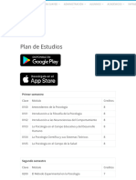 Plan de Estudios - Psicología SUAyED