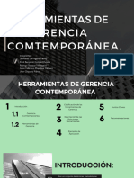 Herramientas de Gerencia Contemporánea