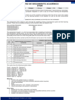 Matriz de Seguimiento - Biology - First Term - Tenth Grade