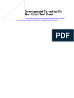 Instant Download Lifespan Development Canadian 5th Edition Boyd Test Bank PDF Full Chapter