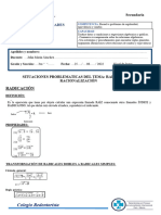 RADICACION Y RACIONAL MATE - 3 - 3ro Sec 2022 - 3er Bimest