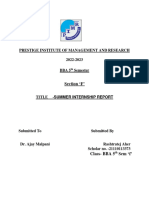 Rastratej Aher SIP Report