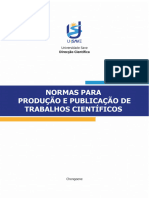 Normas para Produção e Publicação de Trabalhos Cientificos Na UniSave