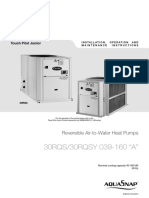 Installation Operation Manual 30RQSY 039 160