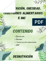 Desnutricion - Obesiddad y Transtornos Alimentarios