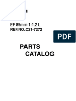 Parts Catalog: EF 85mm 1:1.2 L REF - NO.C21-7272