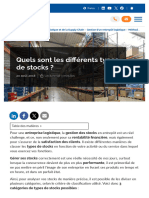 Quels Sont Les Différents Types de Stocks