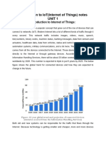 Introduction To IoT (Internet of Things) Chapter 1 Notes