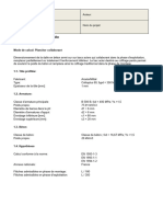 Dimensionnement de La Dalle Hypothèses: Mode de Calcul: Plancher Collaborant