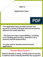 UNIT V Application Layer