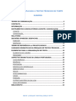 Gramática Aplicada A Textos Técnicos Do Tribunal de Contas - 2020