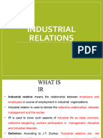 1.1 Industrial Relations