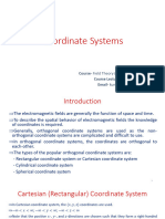 Coordinate Systems