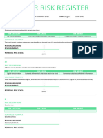 HR Risk Register