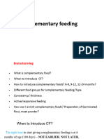 Complementary Feeding